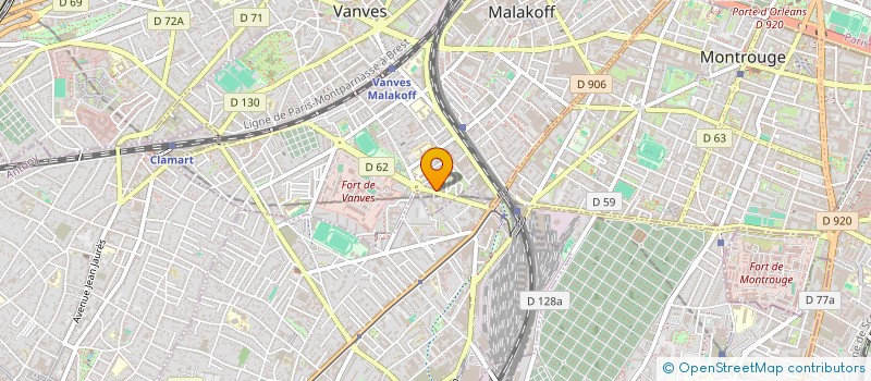 localisation de l'entreprise MONSIEUR KACEM HANACHI  MALAKOFF