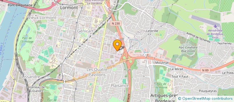 localisation de l'entreprise MONSIEUR KACEM LAARICHI  LORMONT