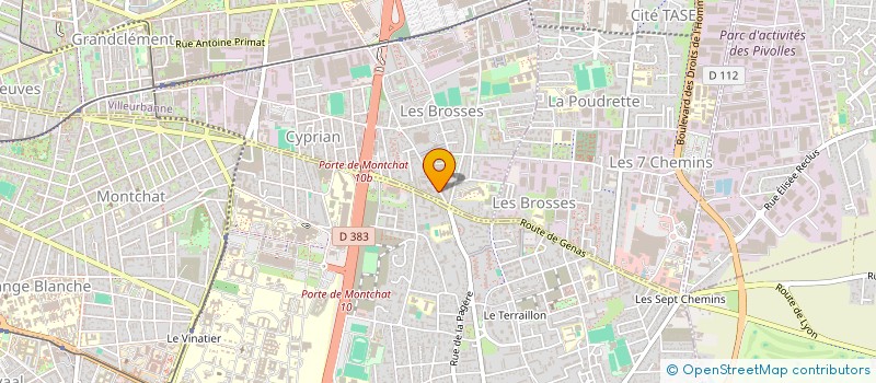 localisation de l'entreprise MONSIEUR KACEM MAALOUM  VILLEURBANNE