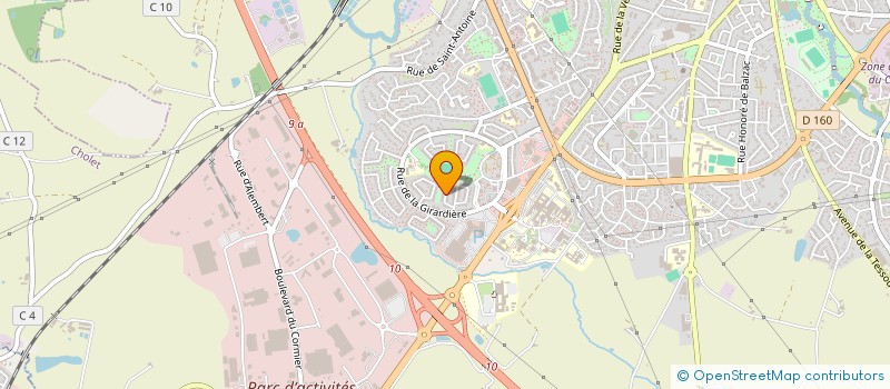 localisation de l'entreprise MONSIEUR KACEM MENOIR  CHOLET