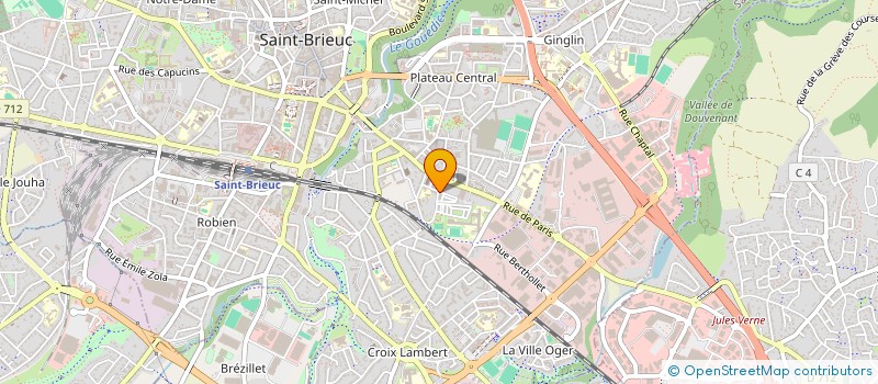 localisation de l'entreprise MONSIEUR KACEM MILED à SAINT-BRIEUC