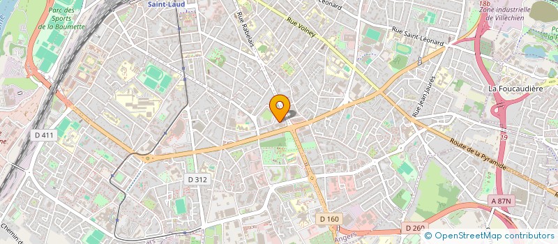 localisation de l'entreprise MONSIEUR KACEM TOUKDAOUI à ANGERS