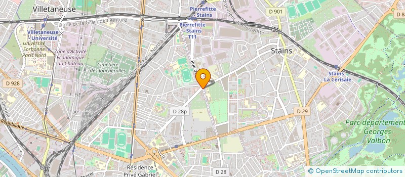 localisation de l'entreprise MONSIEUR KACI AMAOUCHE à PIERREFITTE-SUR-SEINE