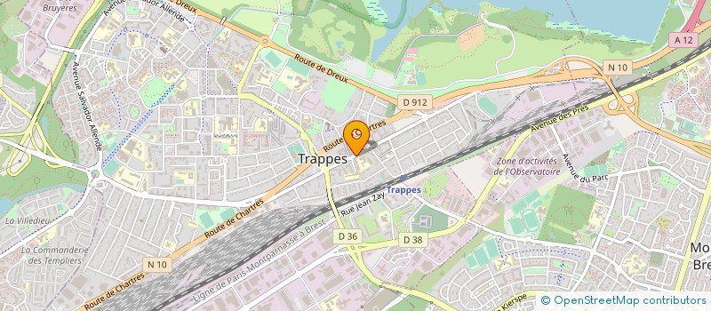 localisation de l'entreprise MONSIEUR KACI FEDOUL à TRAPPES