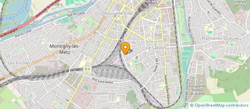 localisation de l'entreprise MONSIEUR KACI KADI  METZ