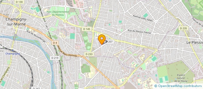 localisation de l'entreprise MONSIEUR KACI LAOUI  CHAMPIGNY-SUR-MARNE