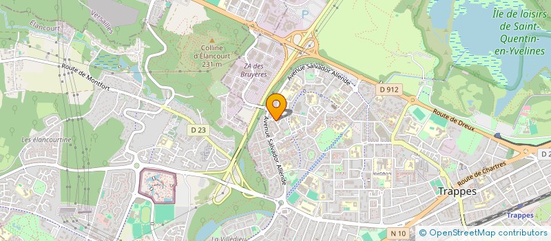 localisation de l'entreprise MONSIEUR KACI OUARAB à TRAPPES