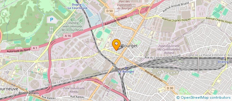 localisation de l'entreprise MONSIEUR KACI ZEHER  LE BOURGET