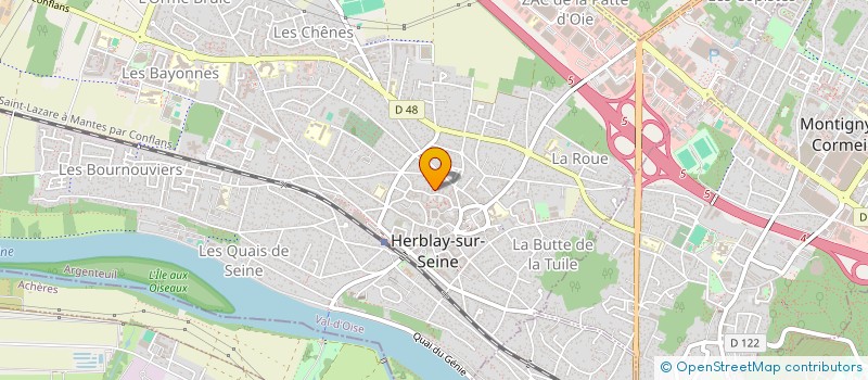 localisation de l'entreprise MONSIEUR KACIM CHAOUADI  HERBLAY-SUR-SEINE