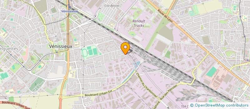 localisation de l'entreprise MONSIEUR KACIM NOURI  VENISSIEUX