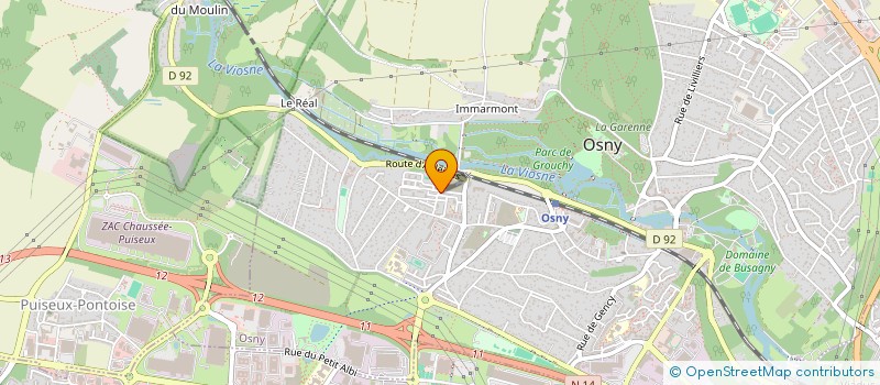 localisation de l'entreprise MONSIEUR KACOU BONI  OSNY