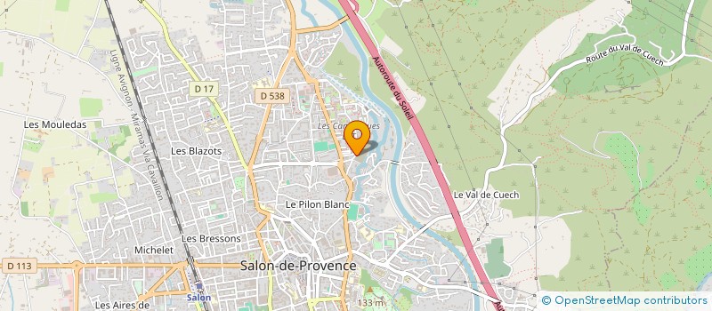 localisation de l'entreprise MONSIEUR KADA BELROMARI  SALON-DE-PROVENCE