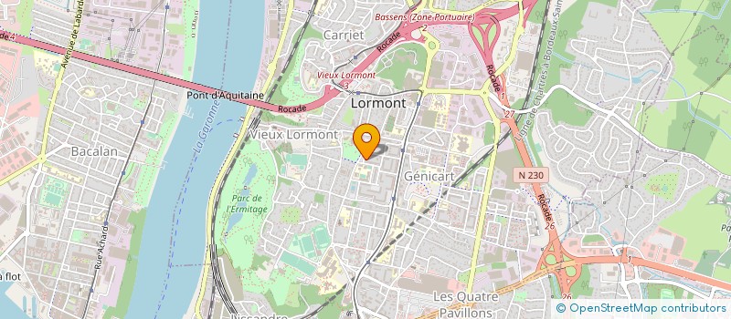 localisation de l'entreprise MONSIEUR KADA BOUHAMIDA  LORMONT