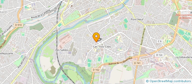 localisation de l'entreprise MONSIEUR KADA ELYAHYAOUI à POITIERS