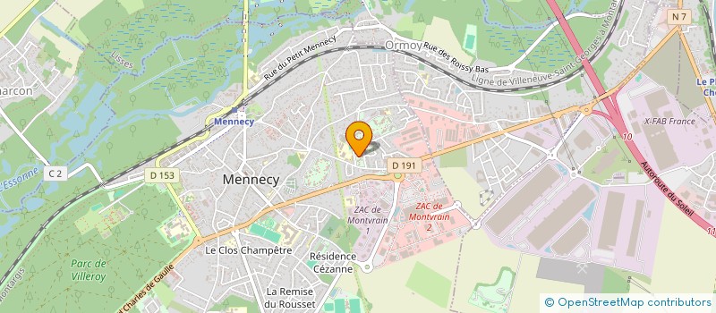 localisation de l'entreprise MONSIEUR KADA MOUSSA à MENNECY
