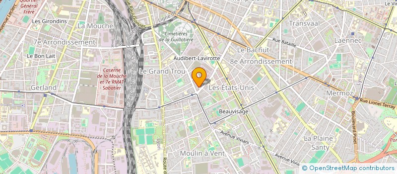 localisation de l'entreprise MONSIEUR KADA OULD-MOURA  LYON