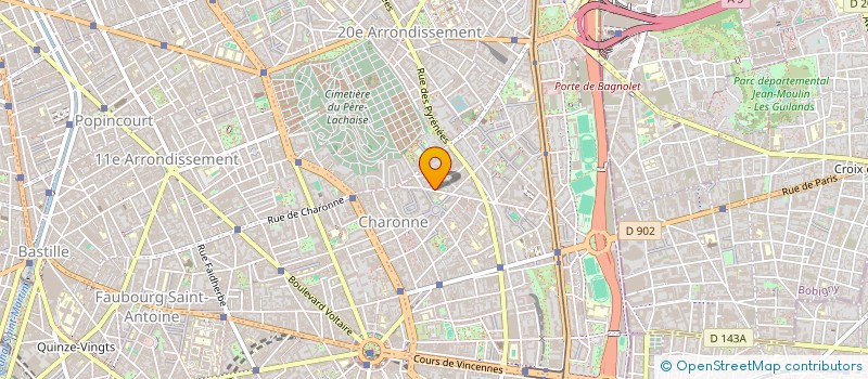 localisation de l'entreprise MONSIEUR KADA SADOK  PARIS