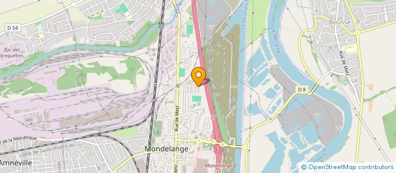 localisation de l'entreprise MONSIEUR KADA TAHRI  MONDELANGE