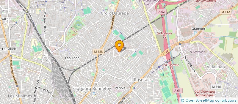 localisation de l'entreprise MONSIEUR KADA ZIANE  TOULOUSE