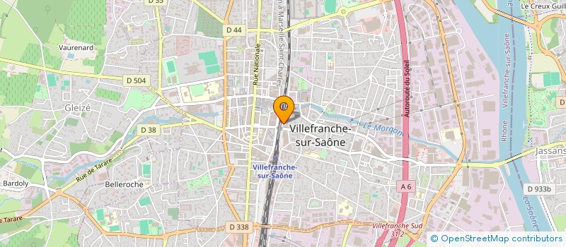 localisation de l'entreprise MONSIEUR KADAFI AHAMADA ISMAEL  VILLEFRANCHE-SUR-SAONE