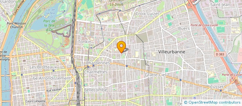 localisation de l'entreprise MONSIEUR KADDA MEDJAHED à VILLEURBANNE