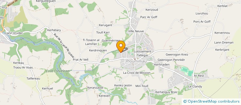 localisation de l'entreprise MONSIEUR KADDIERN SAUVAGE  PLOUMILLIAU