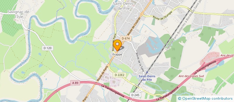 localisation de l'entreprise MONSIEUR KADDOUR AZIZ  SAINT-DENIS-DE-PILE