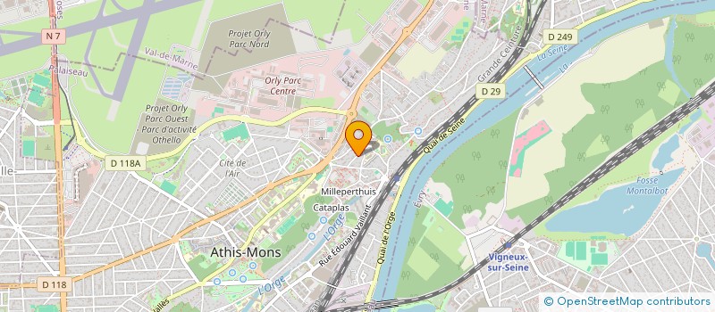 localisation de l'entreprise MONSIEUR KADDOUR BEKKAT à ATHIS-MONS