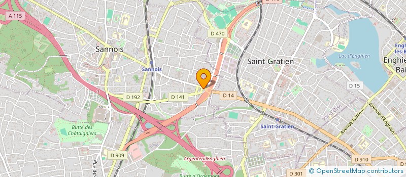 localisation de l'entreprise MONSIEUR KADDOUR BELKASSEM  SANNOIS