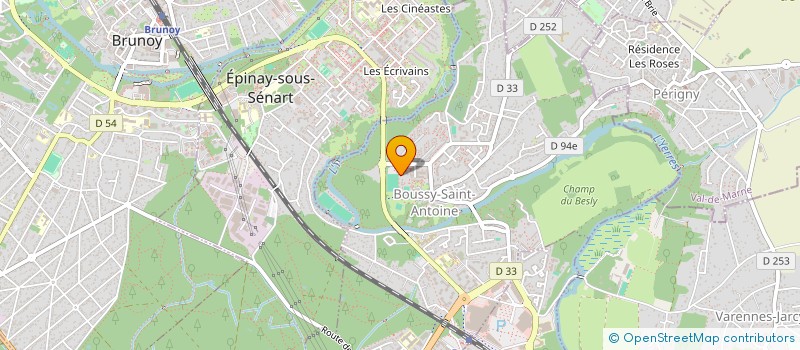 localisation de l'entreprise MONSIEUR KADDOUR BENHAMEL  BOUSSY-SAINT-ANTOINE