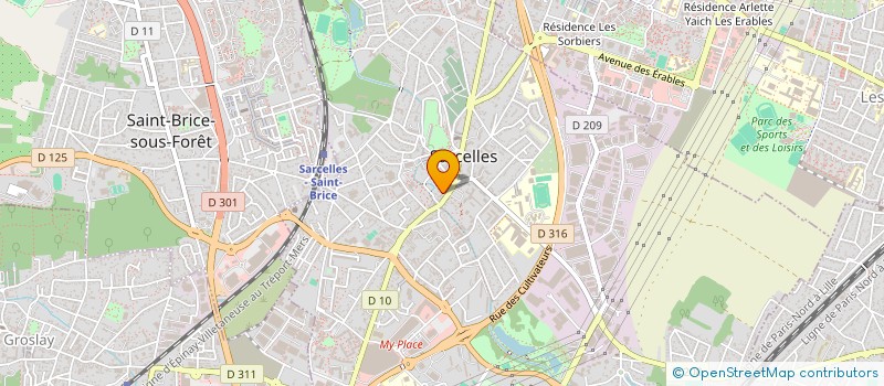 localisation de l'entreprise MONSIEUR KADDOUR BONHADDOU  SARCELLES