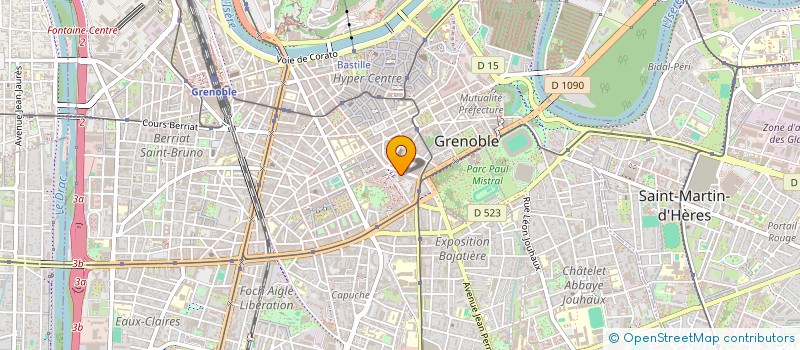 localisation de l'entreprise MONSIEUR KADDOUR BOUHENNA à GRENOBLE