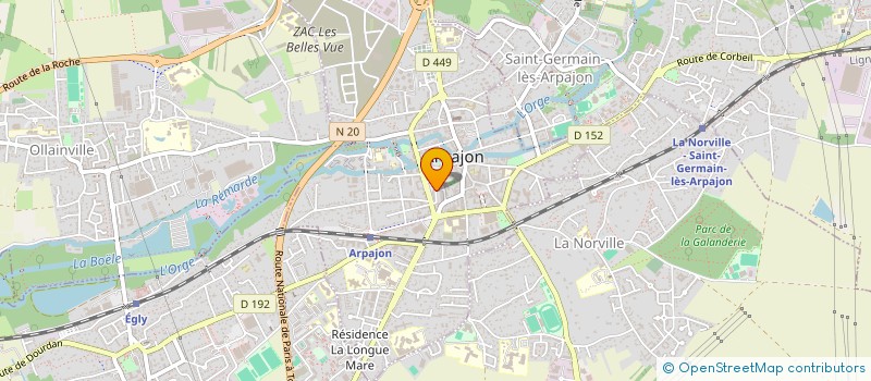 localisation de l'entreprise MONSIEUR KADDOUR BOUNOUIRA  ARPAJON