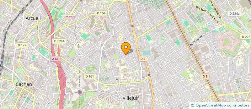 localisation de l'entreprise MONSIEUR KADDOUR BOURALIA  VILLEJUIF