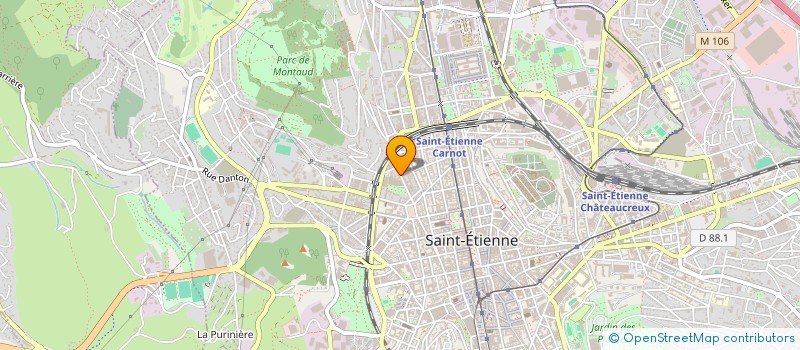 localisation de l'entreprise MONSIEUR KADDOUR DELLOUM à SAINT-ETIENNE