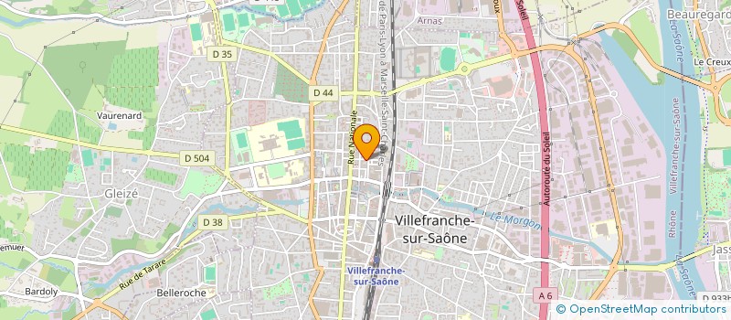 localisation de l'entreprise MONSIEUR KADDOUR DHAIRI à VILLEFRANCHE-SUR-SAONE