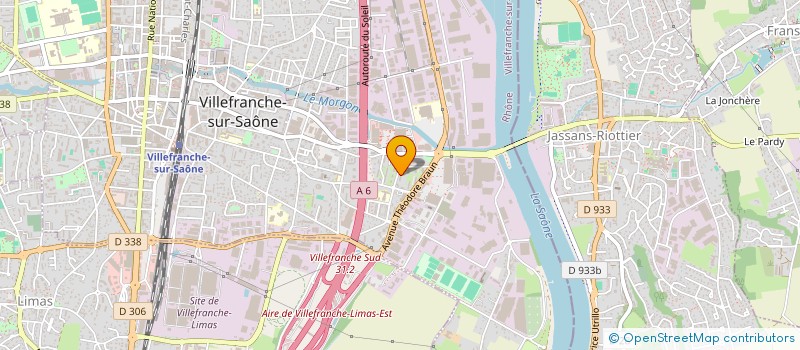 localisation de l'entreprise MONSIEUR KADDOUR HEDNA  VILLEFRANCHE-SUR-SAONE