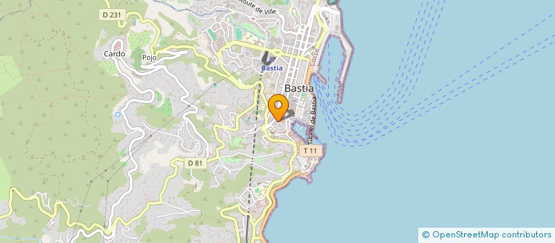 localisation de l'entreprise MONSIEUR KADDOUR MOHAMEDI à BASTIA