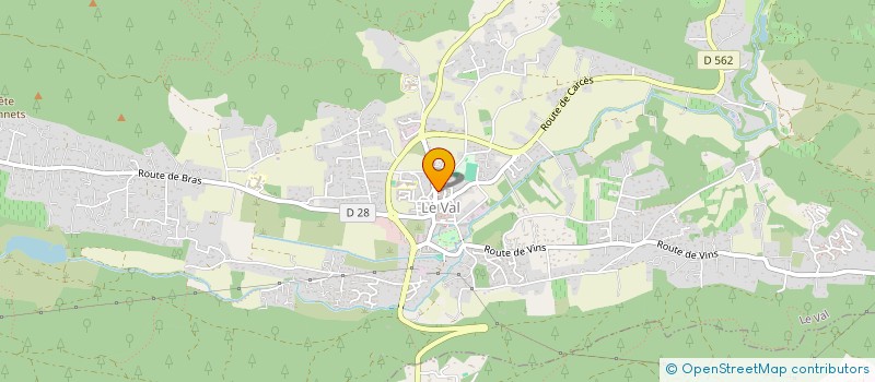 localisation de l'entreprise MONSIEUR KADDOUR MOKRANE  LE VAL