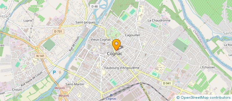 localisation de l'entreprise MONSIEUR KADER AYADI à COGNAC