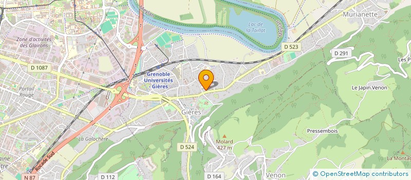 localisation de l'entreprise MONSIEUR KADER BENBOUDJEMMA  GIERES