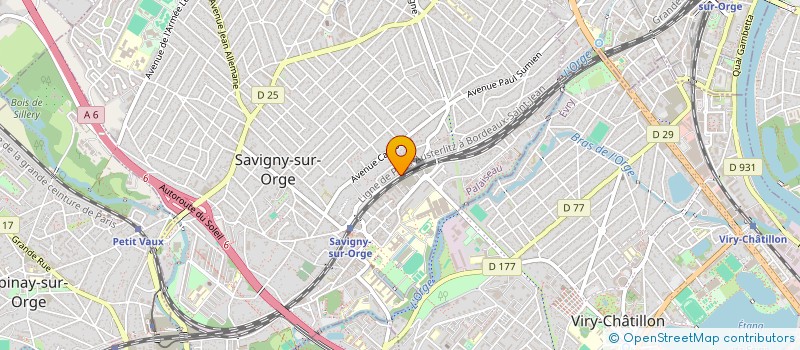 localisation de l'entreprise MONSIEUR KADER BOUHASSOUNE à SAVIGNY-SUR-ORGE