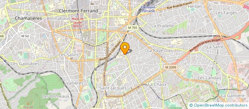 localisation de l'entreprise MONSIEUR KADER CALI ABDULLAHI à CLERMONT-FERRAND