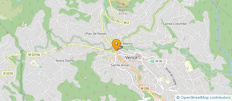 localisation de l'entreprise MONSIEUR KADER CASANOVA à VENCE