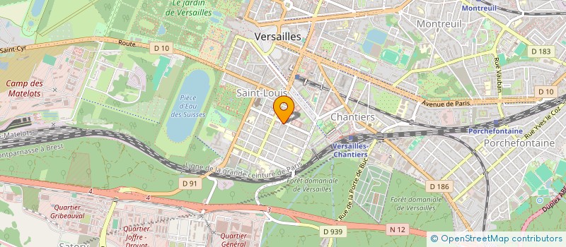 localisation de l'entreprise MONSIEUR KADER DAMIRE à VERSAILLES