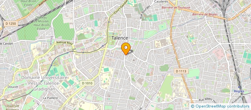 localisation de l'entreprise MONSIEUR KADER GHEMRI HACENE  TALENCE