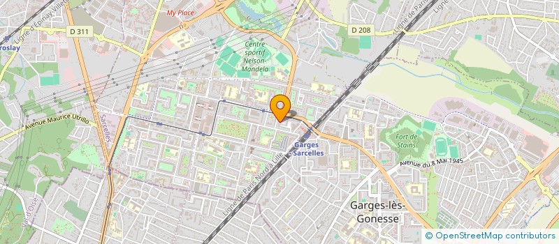 localisation de l'entreprise MONSIEUR KADER HARIFADJA à SARCELLES