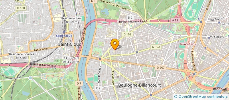 localisation de l'entreprise MONSIEUR KADER KARA à BOULOGNE-BILLANCOURT