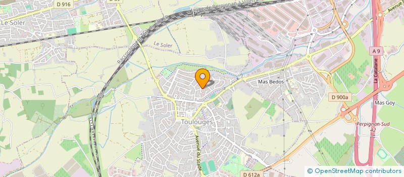 localisation de l'entreprise MONSIEUR KADER MADRI  TOULOUGES