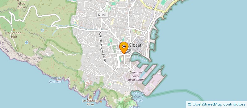 localisation de l'entreprise MONSIEUR KADER MEGHERFI à LA CIOTAT